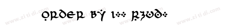 莫大毛筆 ORDER BY 1-- rzVd字体转换